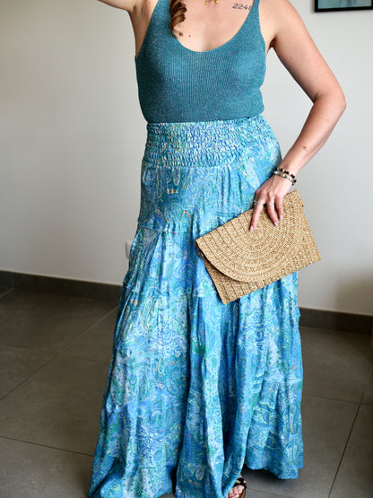 JUPE SIENNA BLEU CLAIR
