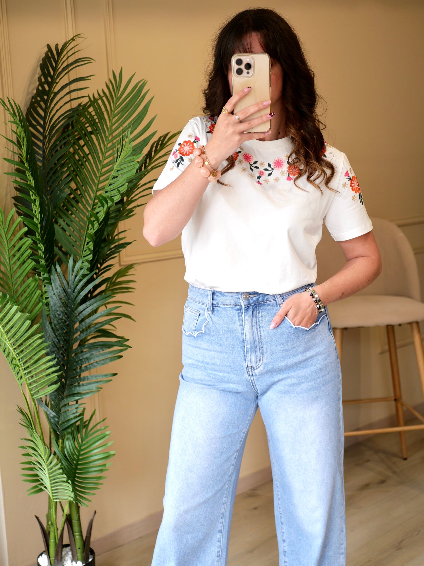 T-SHIRT MIMI (PETITE ET GRANDE TAILLE)