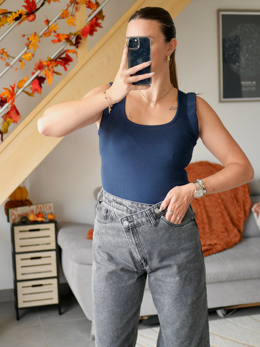 TOP JUSTINE BLEU MARINE