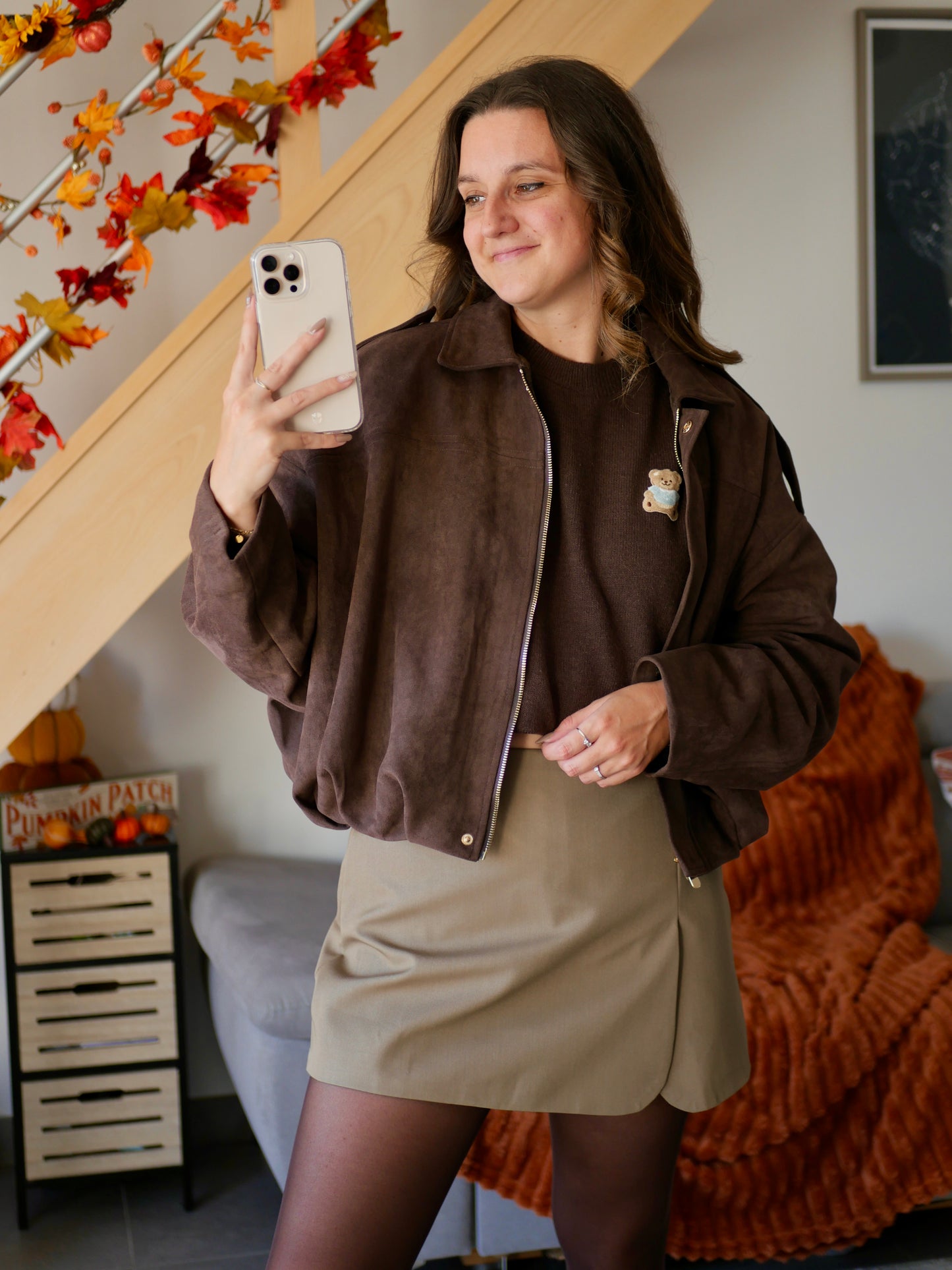 PULL TEDDY CHOCOLAT (PETITE ET GRANDE TAILLE)
