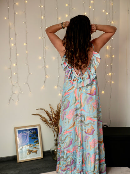 ROBE MADRID PASTEL (PETITE ET GRANDE TAILLE)