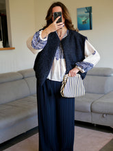 Charger l&#39;image dans la galerie, BLOUSE JOYA BLEU MARINE
