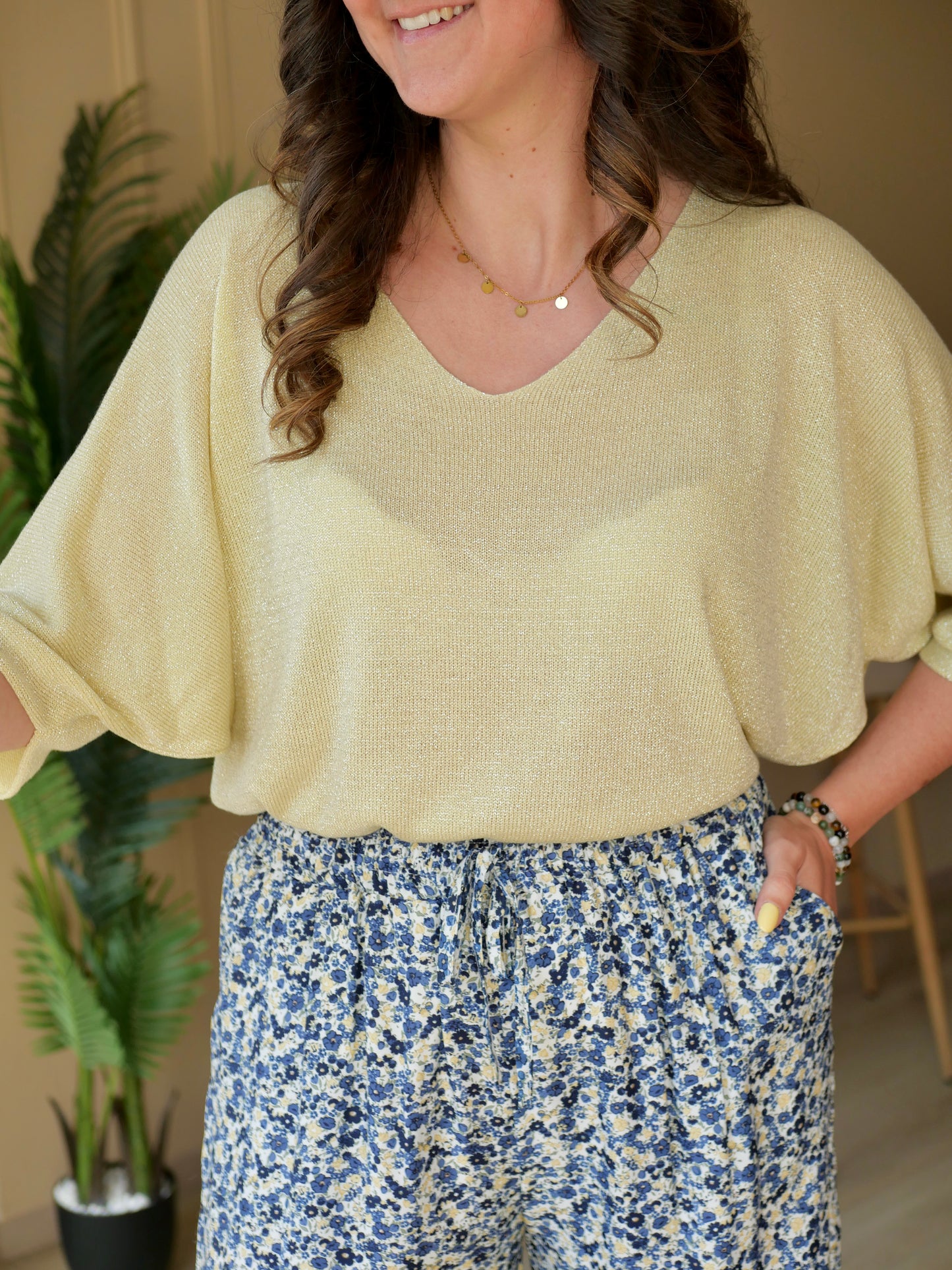 TOP VIVIANA JAUNE VANILLE