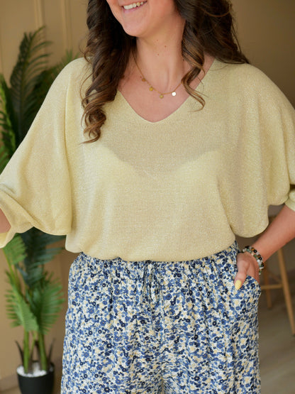 TOP VIVIANA JAUNE VANILLE