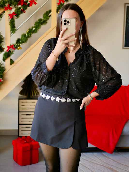 BLOUSE CÉLESTE NOIR