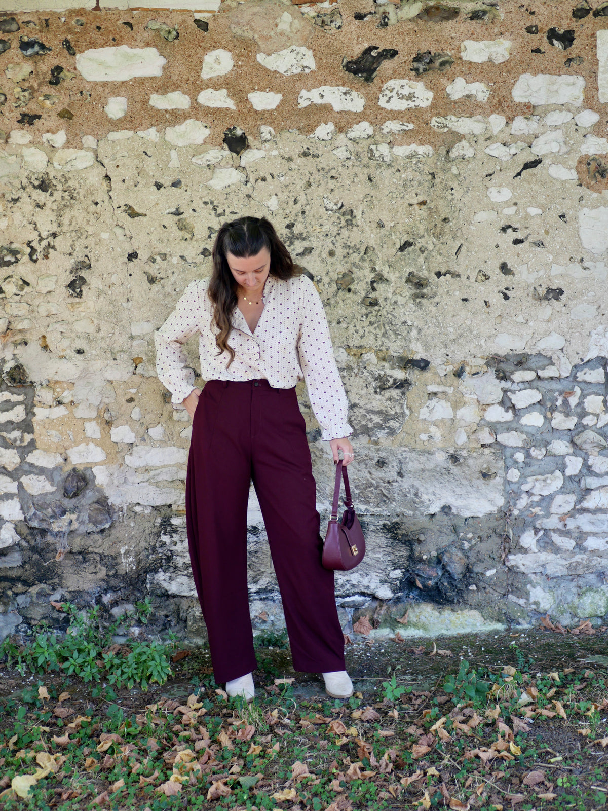 PANTALON JONA BORDEAUX