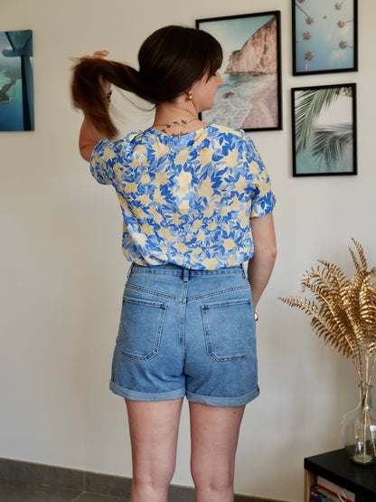 BLOUSE MIA (PETITE ET GRANDE TAILLE)