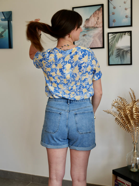 BLOUSE MIA (PETITE ET GRANDE TAILLE)