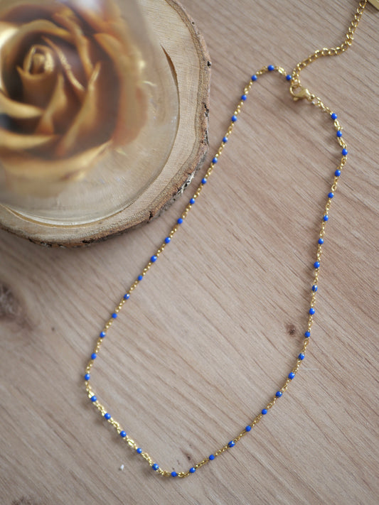 COLLIER SUMMER BLEU ROI