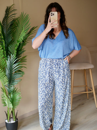 TOP VIVIANA BLEU GLACIER