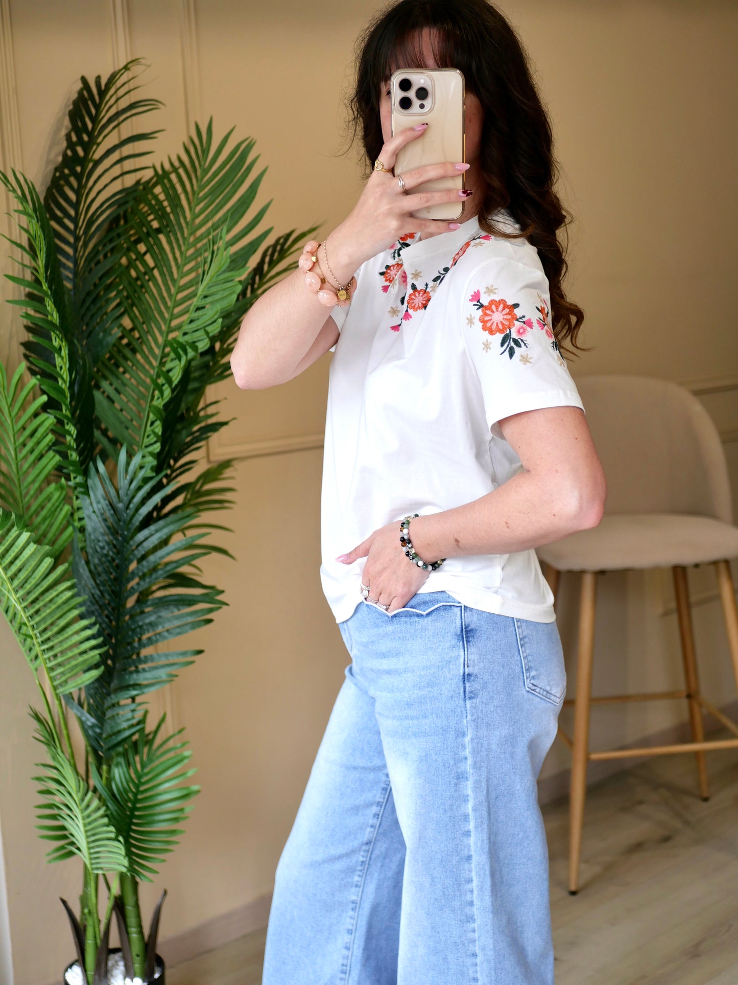 T-SHIRT MIMI (PETITE ET GRANDE TAILLE)