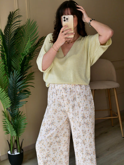 TOP VIVIANA JAUNE VANILLE