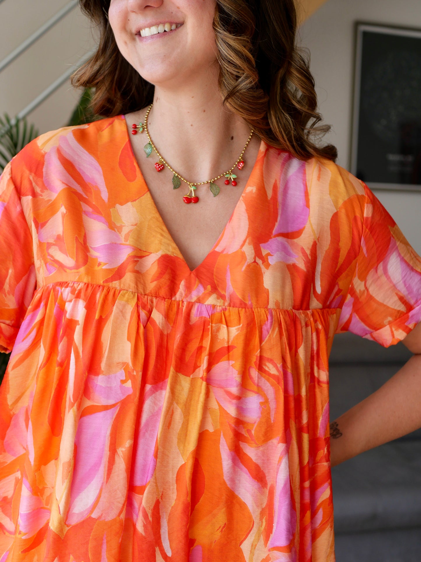 ROBE SHORT SUNSET (PETITE ET GRANDE TAILLE)