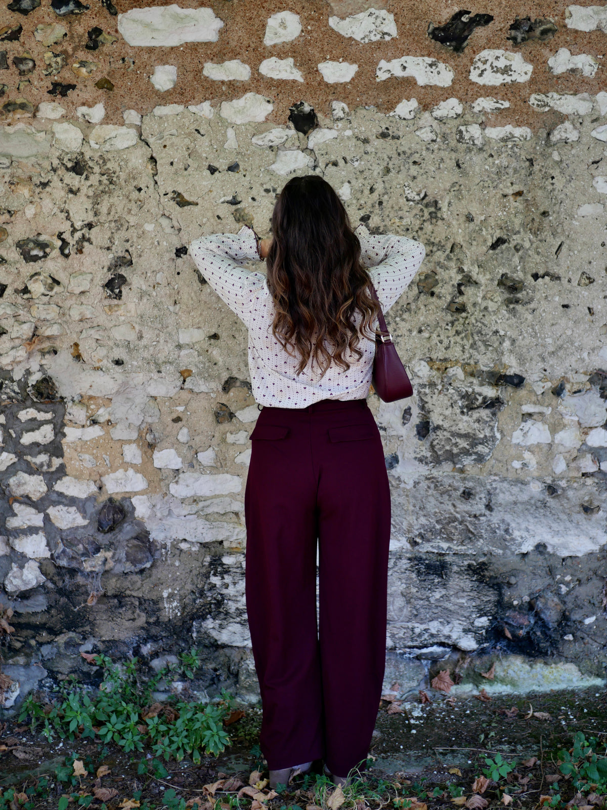 PANTALON JONA BORDEAUX
