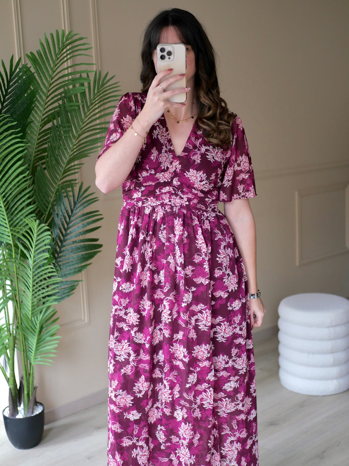 ROBE LONGUE ELIA (PETITE ET GRANDE TAILLE)