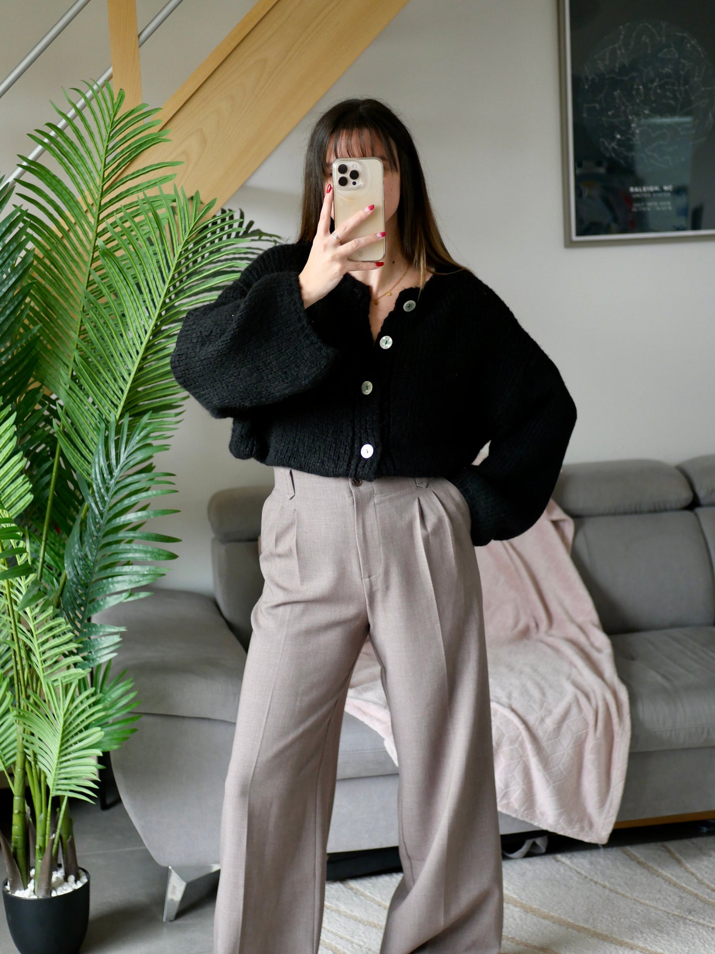 GILET ELIO NOIR (PETITE ET GRANDE TAILLE)