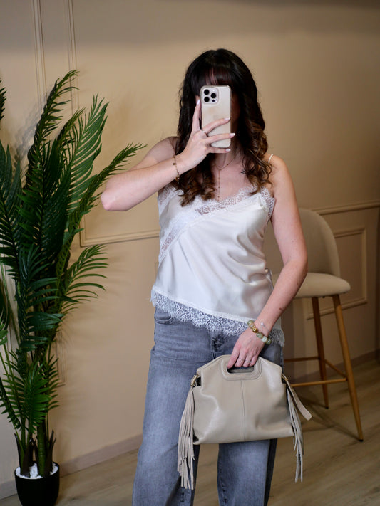 TOP ASYMÉTRIQUE BILLIE BEIGE
