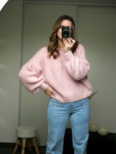 Charger l&#39;image dans la galerie, PULL ROMY ROSE PALE
