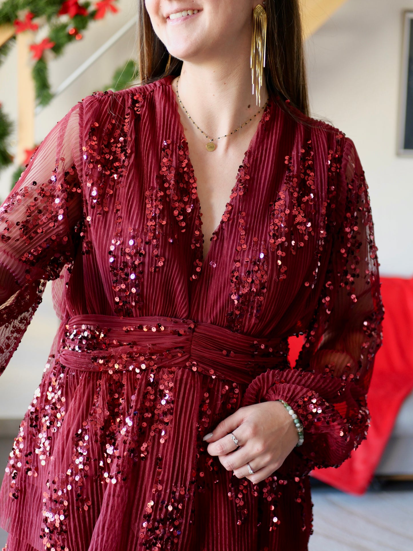 ROBE SANTA BORDEAUX