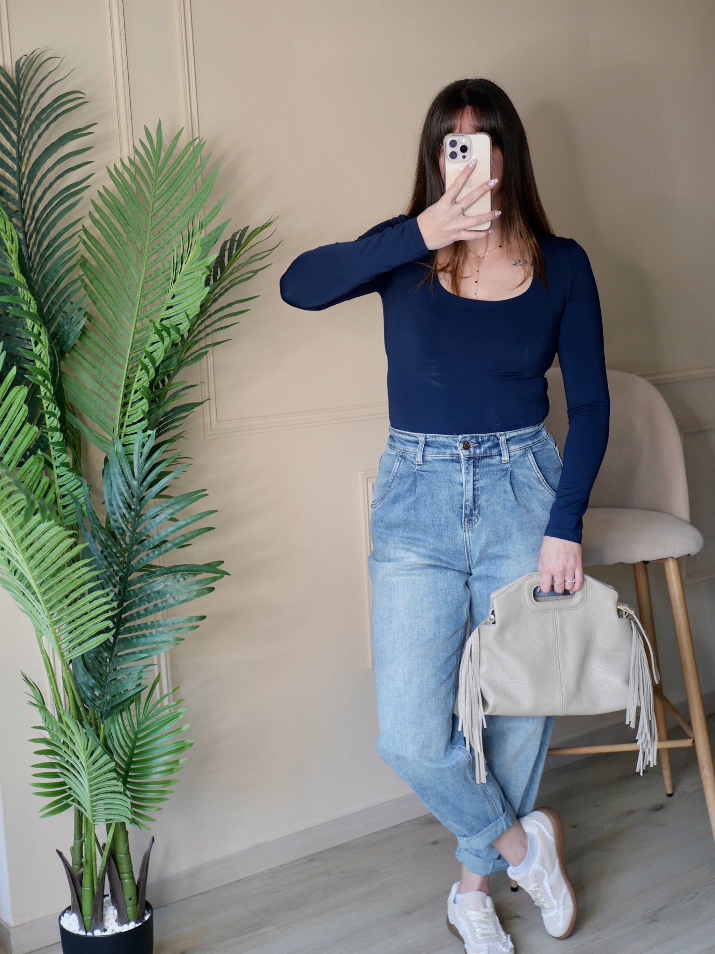 TOP LINA BLEU MARINE