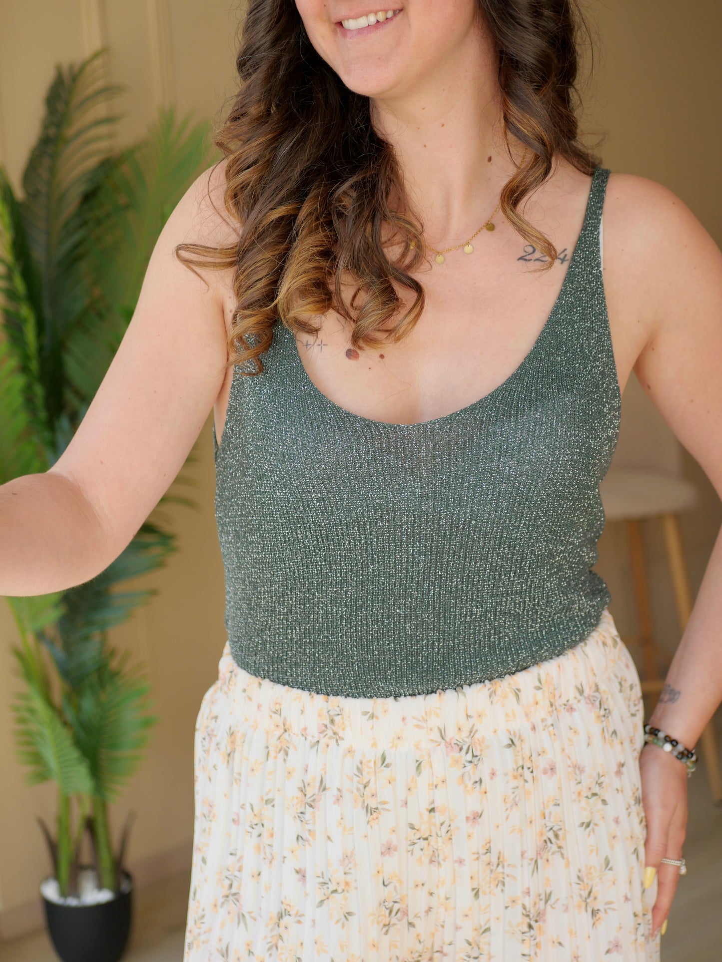 TOP JOY VERT EUCALYPTUS FONCÉ