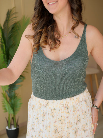 TOP JOY VERT EUCALYPTUS FONCÉ