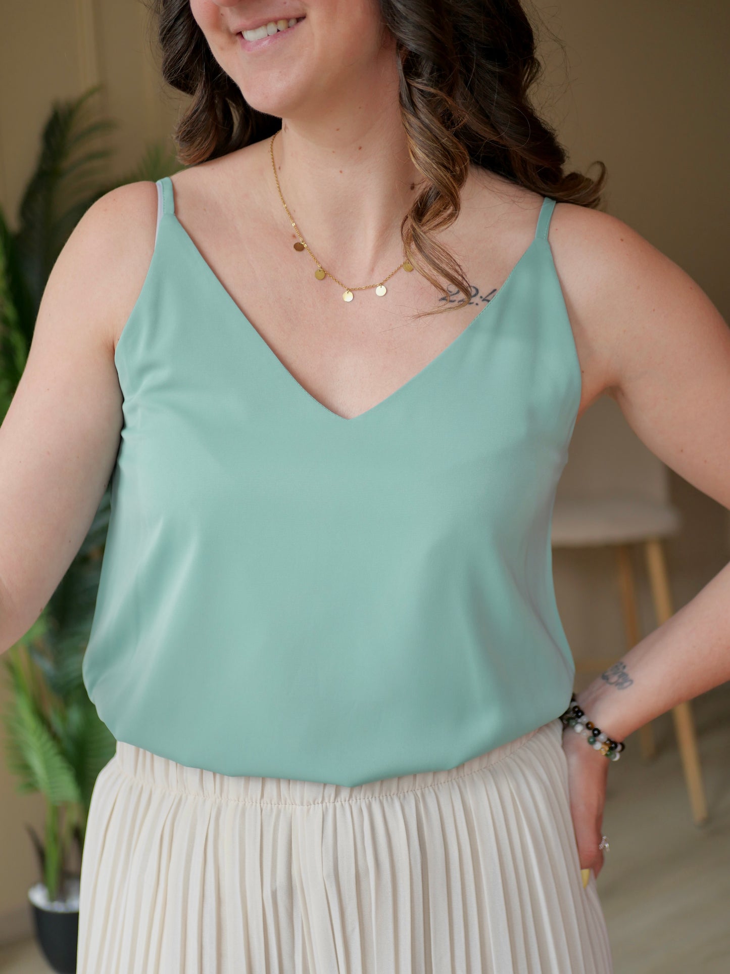TOP ELYA TURQUOISE