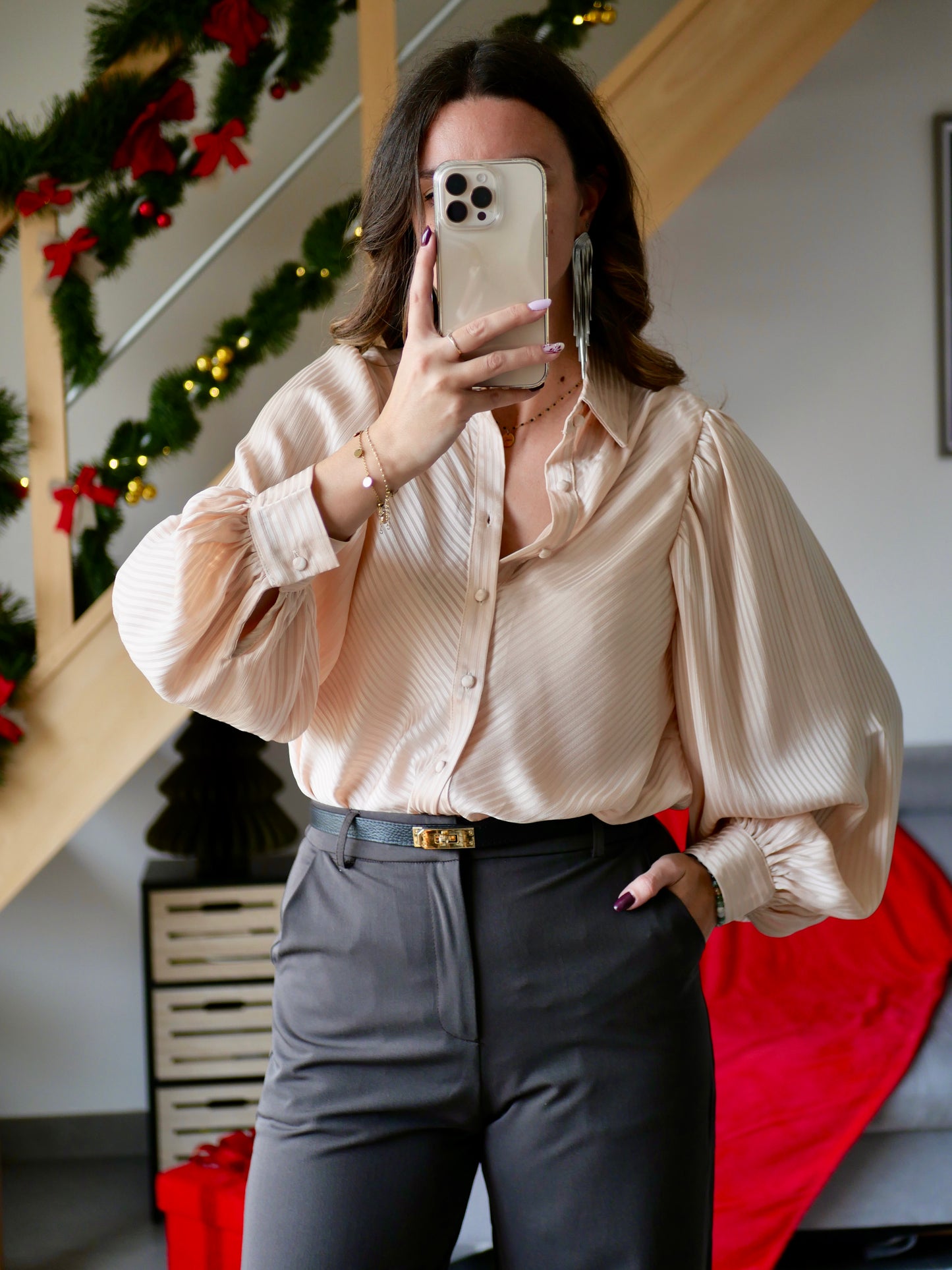 CHEMISE LOUISE BEIGE