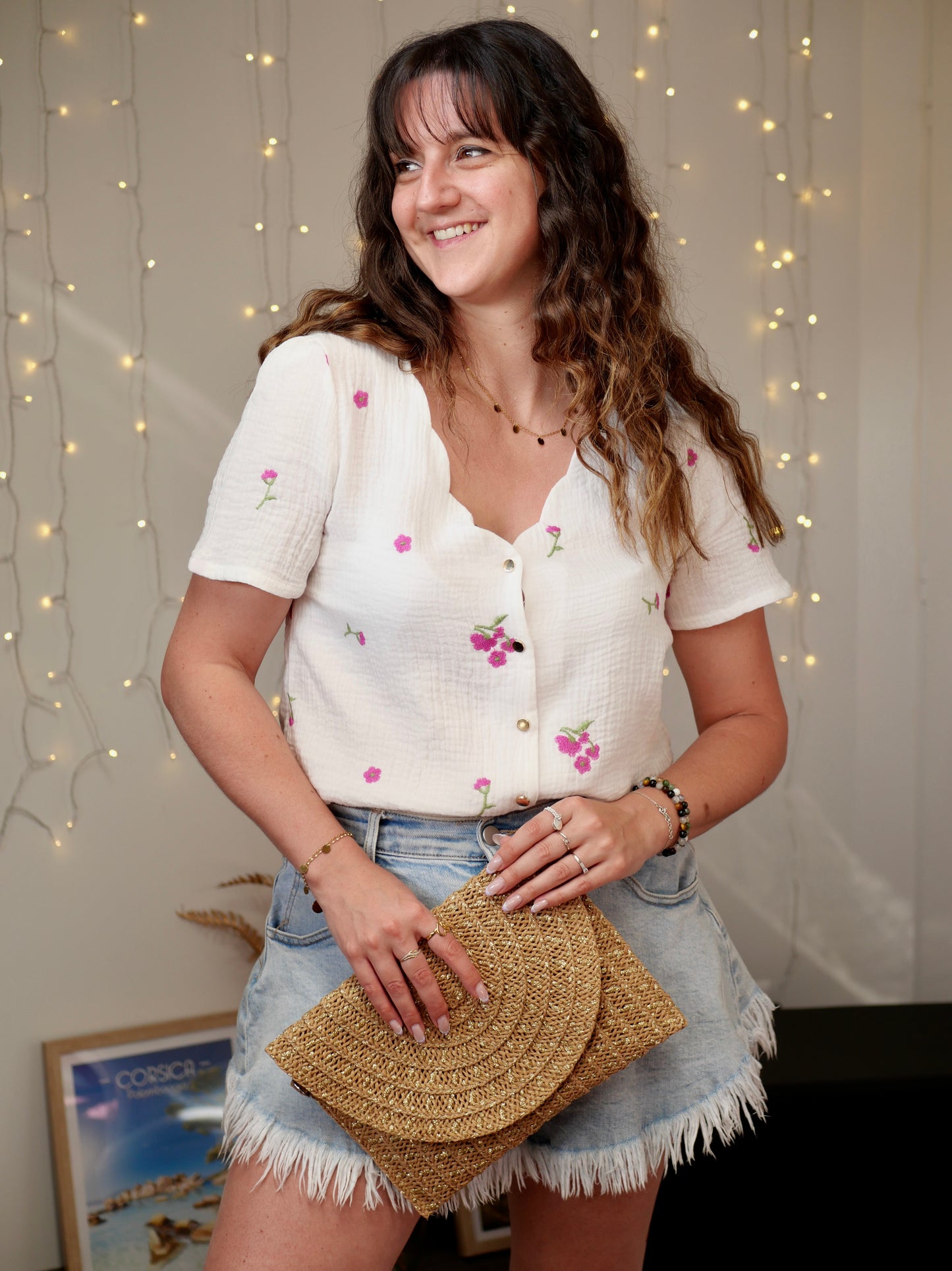 BLOUSE FLORA (PETITE ET GRANDE TAILLE)