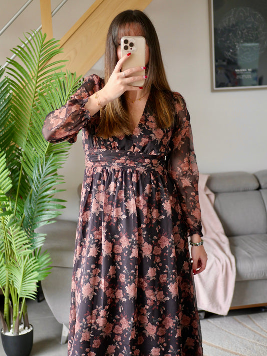 ROBE ALEXIE ROSE (PETITE ET GRANDE TAILLE)