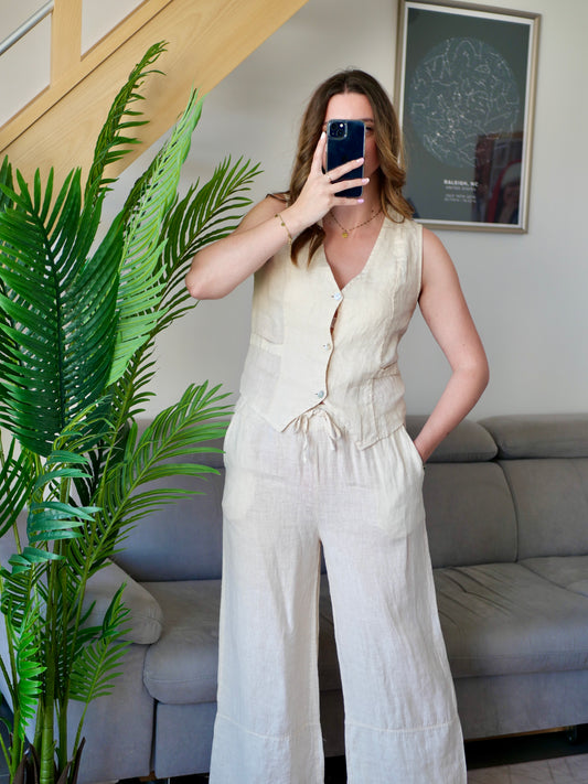 GILET ANAE BEIGE