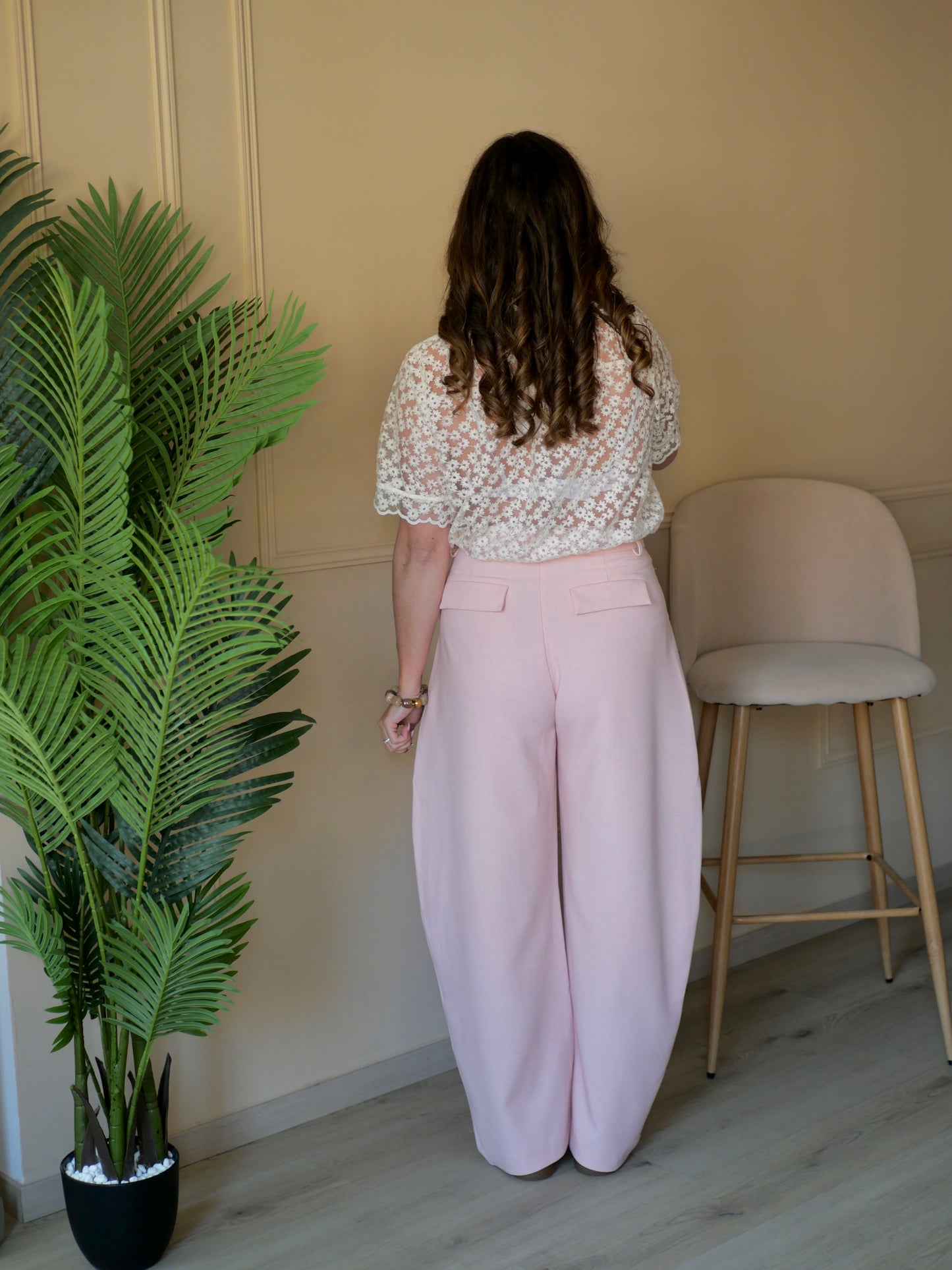 PANTALON JONA ROSE PALE