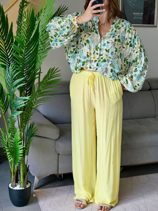 PANTALON FLORIDA JAUNE