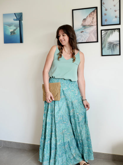 JUPE SIENNA TURQUOISE