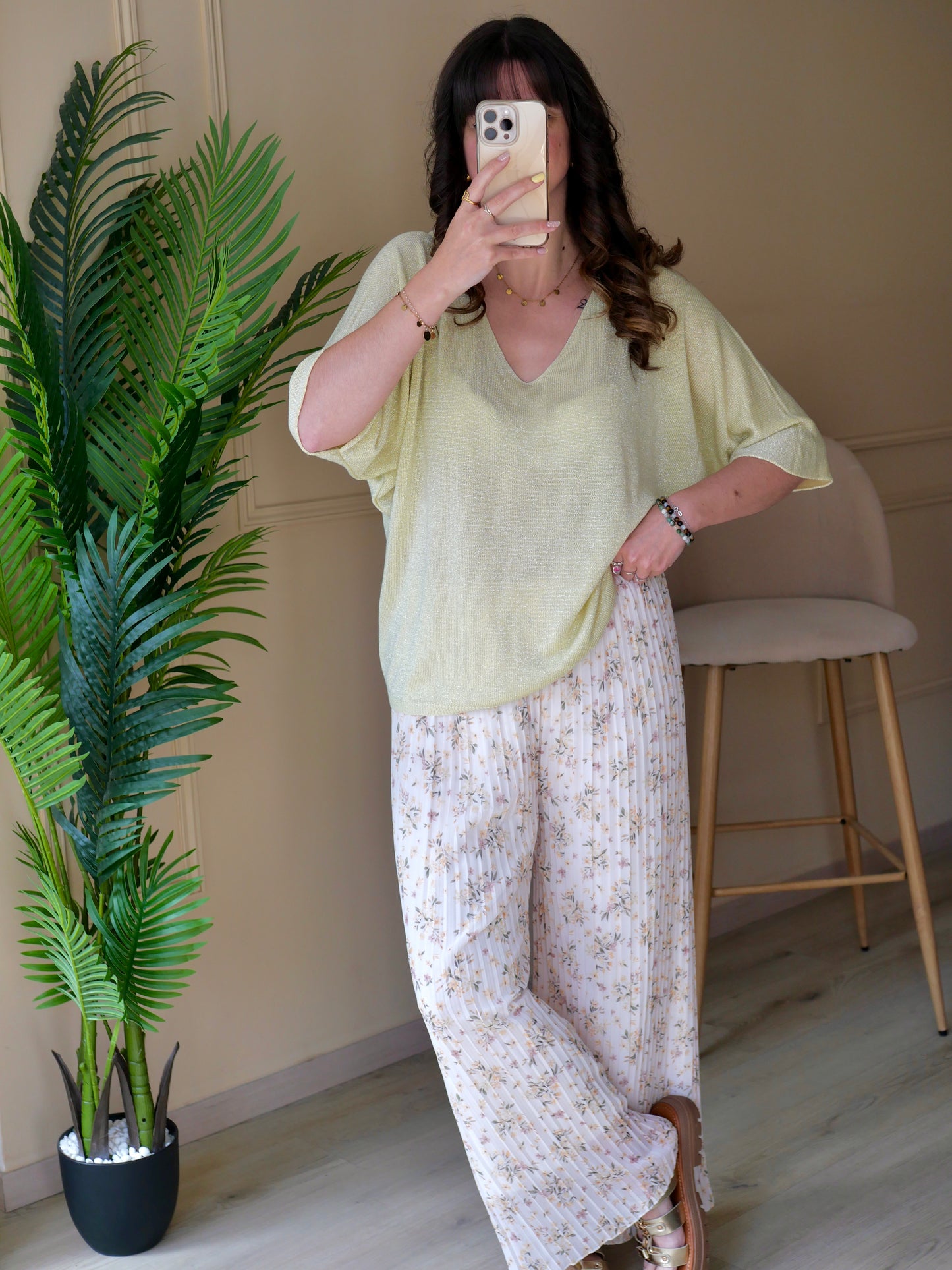 TOP VIVIANA JAUNE VANILLE