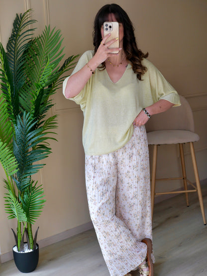 TOP VIVIANA JAUNE VANILLE