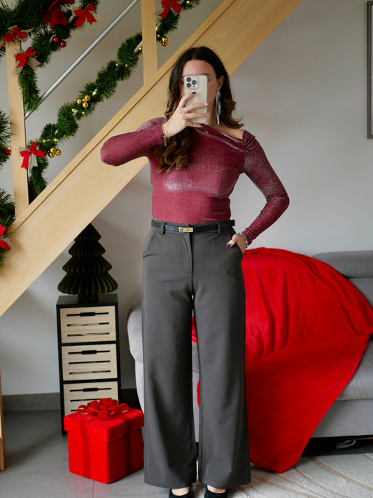 PANTALON CÔME TAUPE