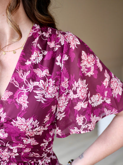 ROBE LONGUE ELIA (PETITE ET GRANDE TAILLE)