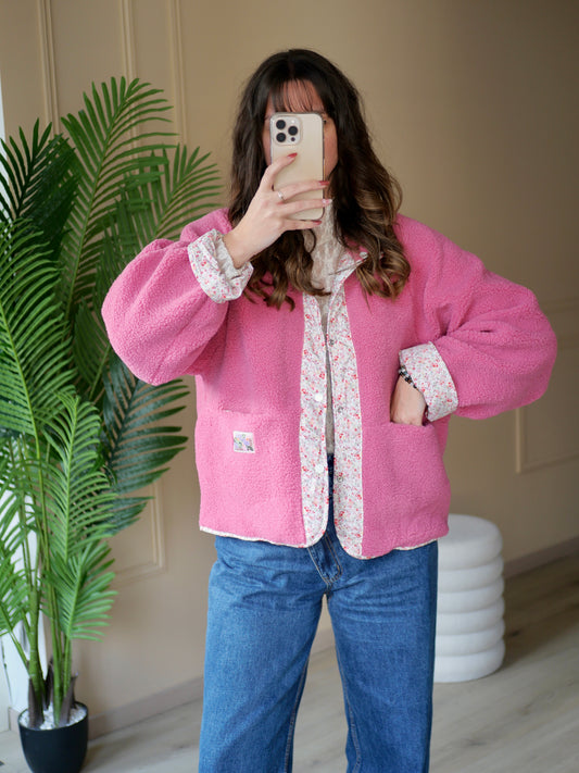 VESTE FLEUR RÉVERSIBLE