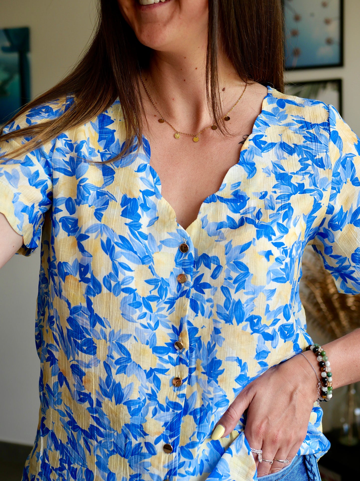 BLOUSE MIA (PETITE ET GRANDE TAILLE)
