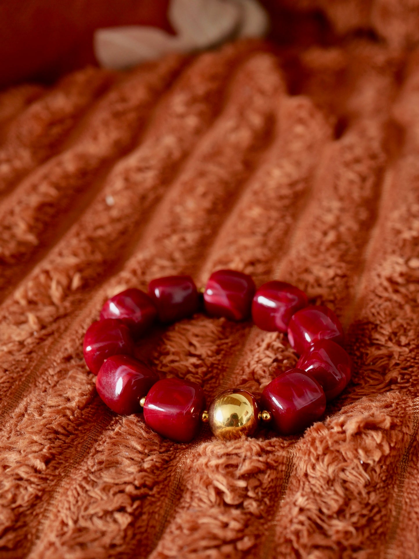 BRACELET ZOE BORDEAUX