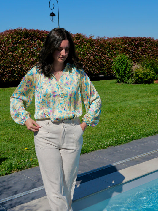 PANTALON INÈS BEIGE