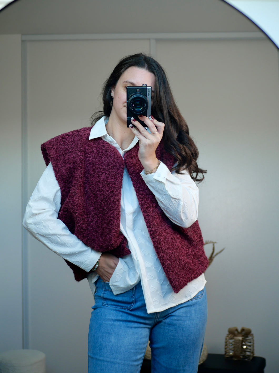 VESTE ZOE BORDEAUX