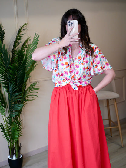 BLOUSE ANDORRA (PETITE ET GRANDE TAILLE)
