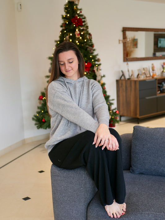 PULL CHAMBÉRY GRIS PAILLETÉ