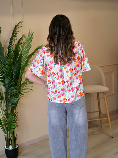 BLOUSE ANDORRA (PETITE ET GRANDE TAILLE)