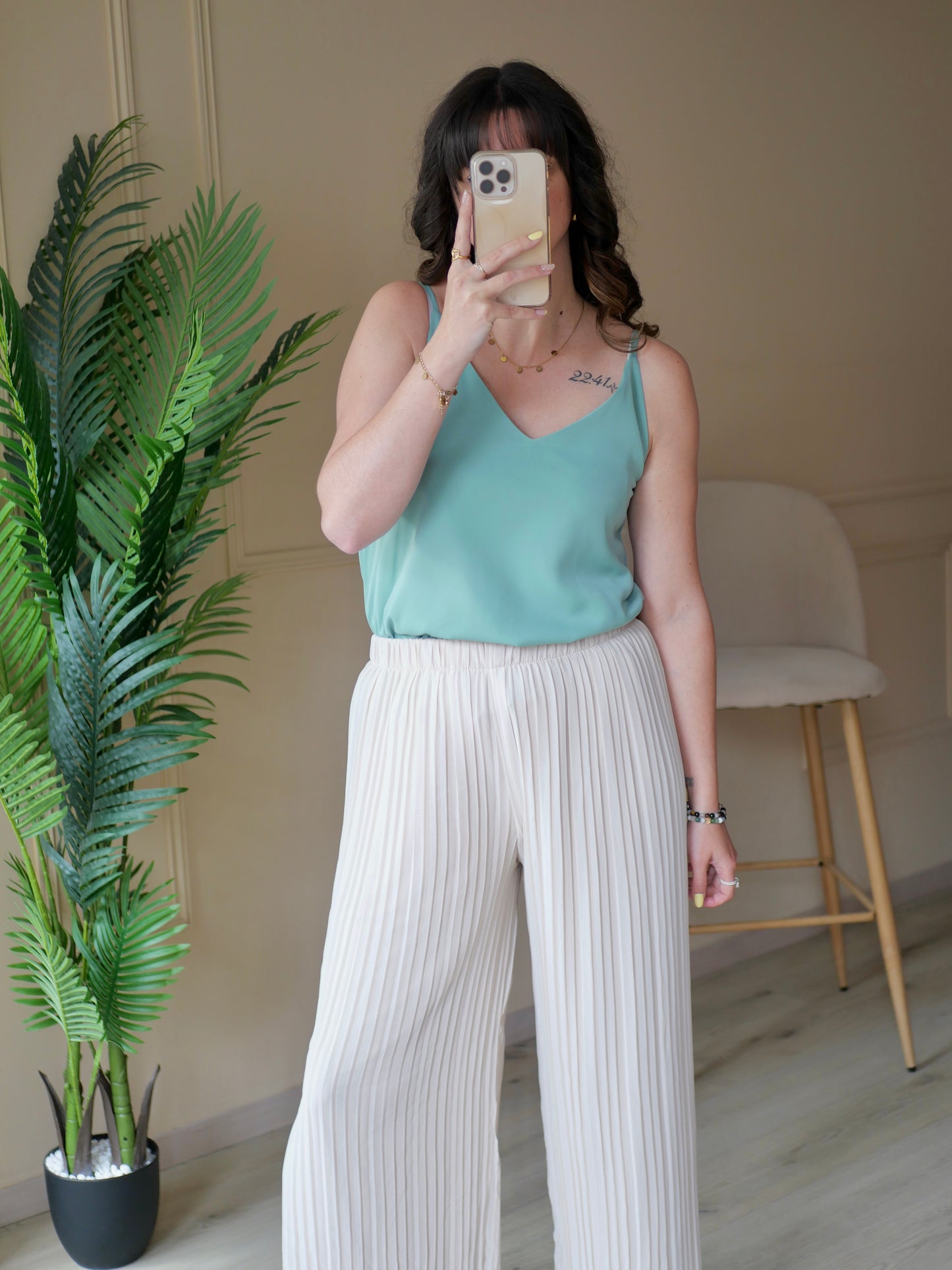 TOP ELYA TURQUOISE