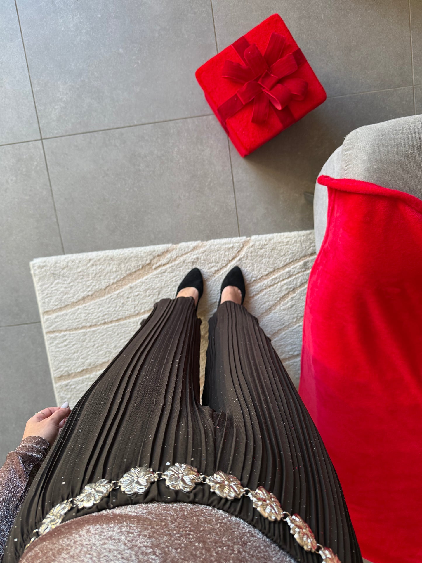 PANTALON NOÉ CHOCOLAT (PETITE ET GRANDE TAILLE)