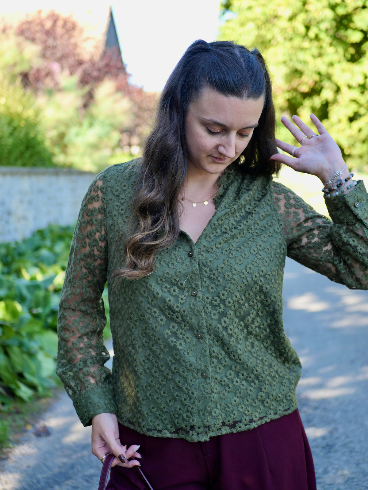 BLOUSE ESMÉE VERT OLIVE