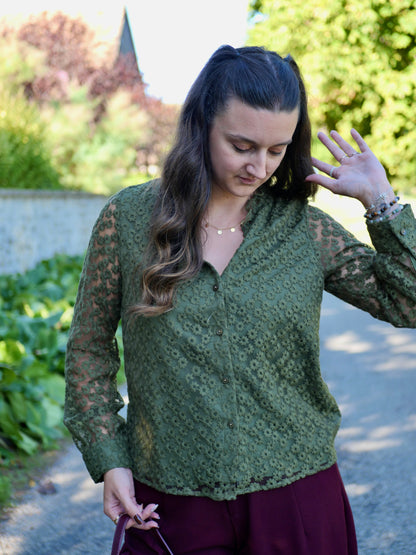 BLOUSE ESMÉE VERT OLIVE